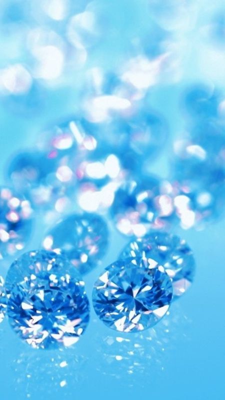 Blue Diamond - Blue - Background Wallpaper