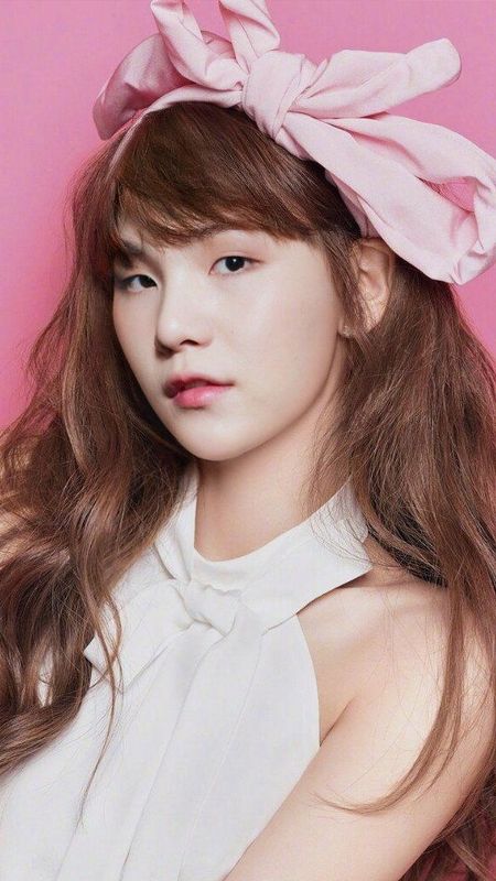 Bts Army Girl - Pink Dress Wallpaper