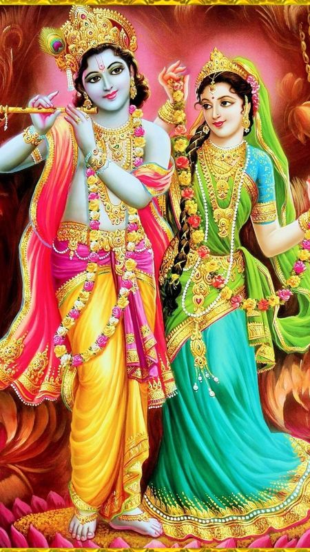 Radha Krishna Photo - God Krishna - Goddess Radha Wallpaper