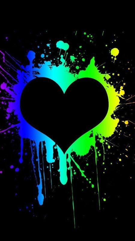 Black Heart - devilish Wallpaper