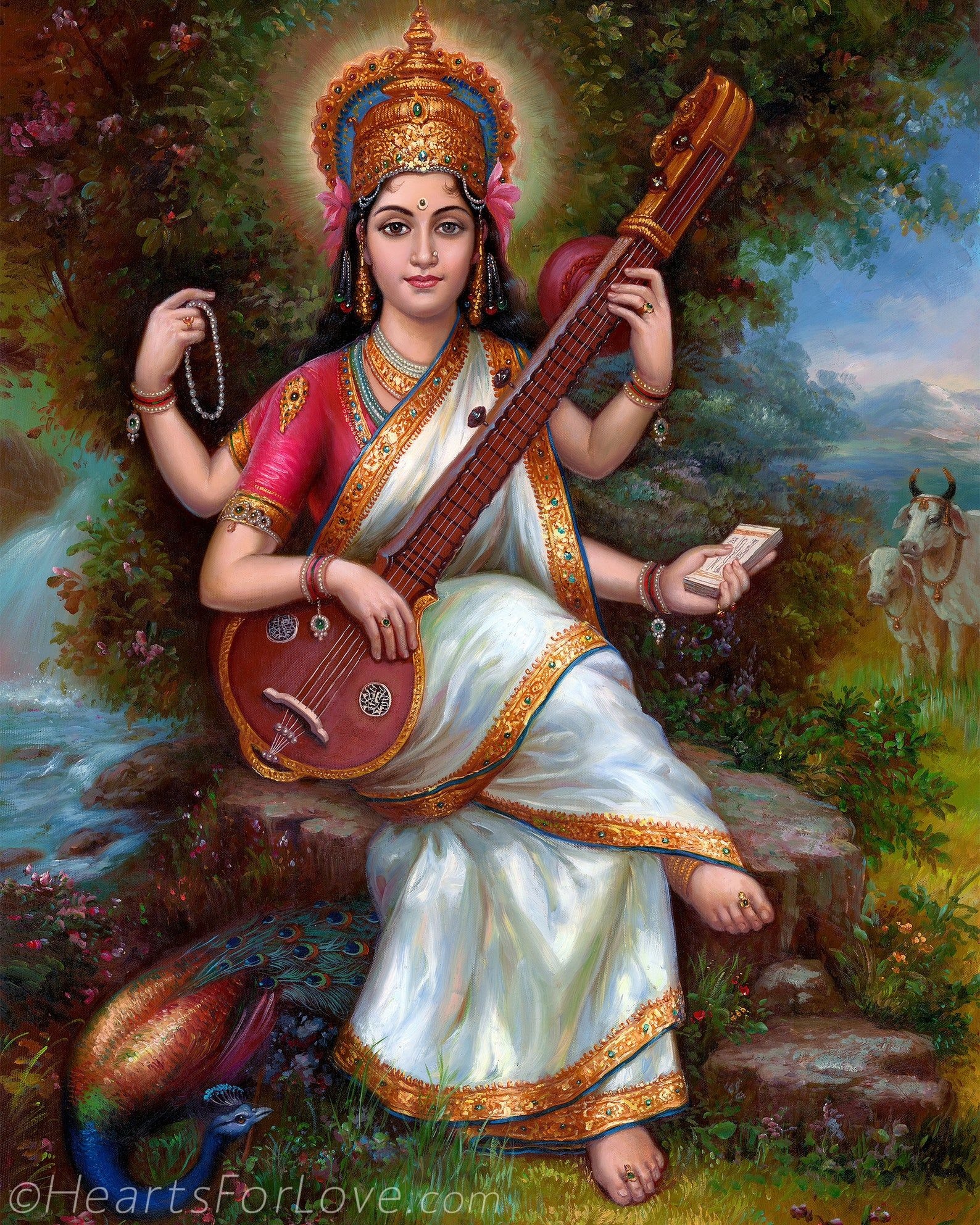 saraswati devi wallpaper